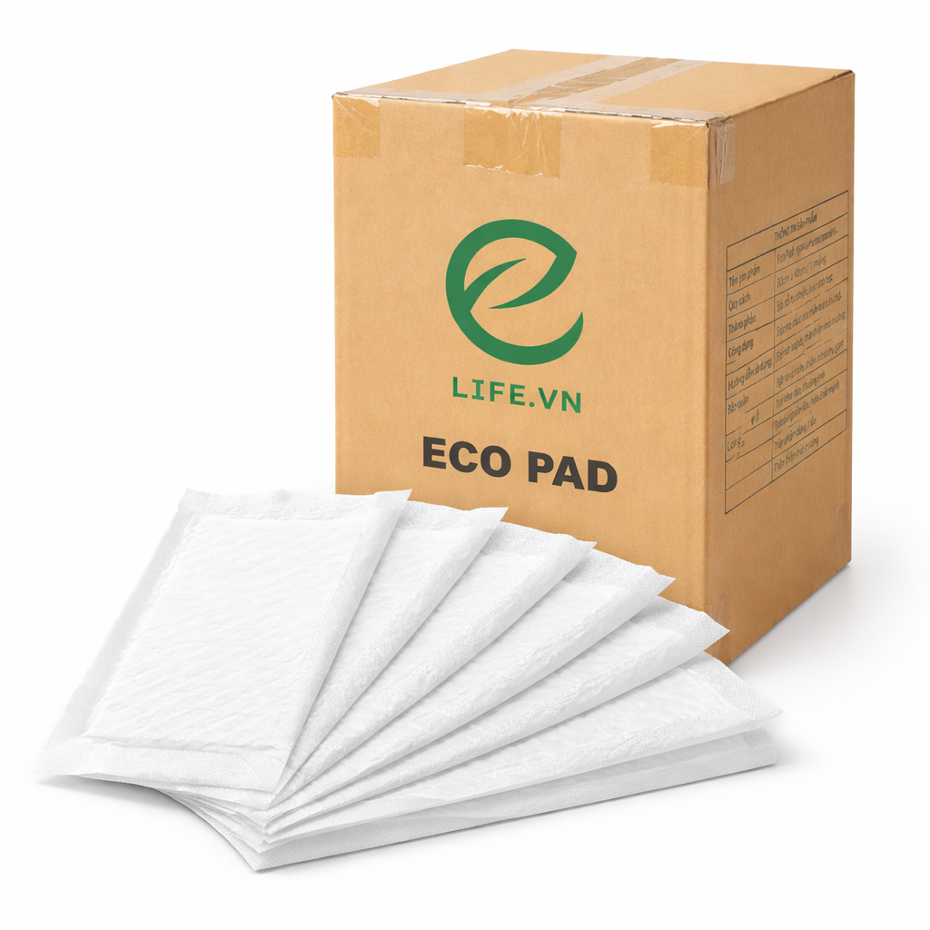 [Thùng] Miếng Thấm Thực Phẩm EcoPad KT:160x80mm 60ml